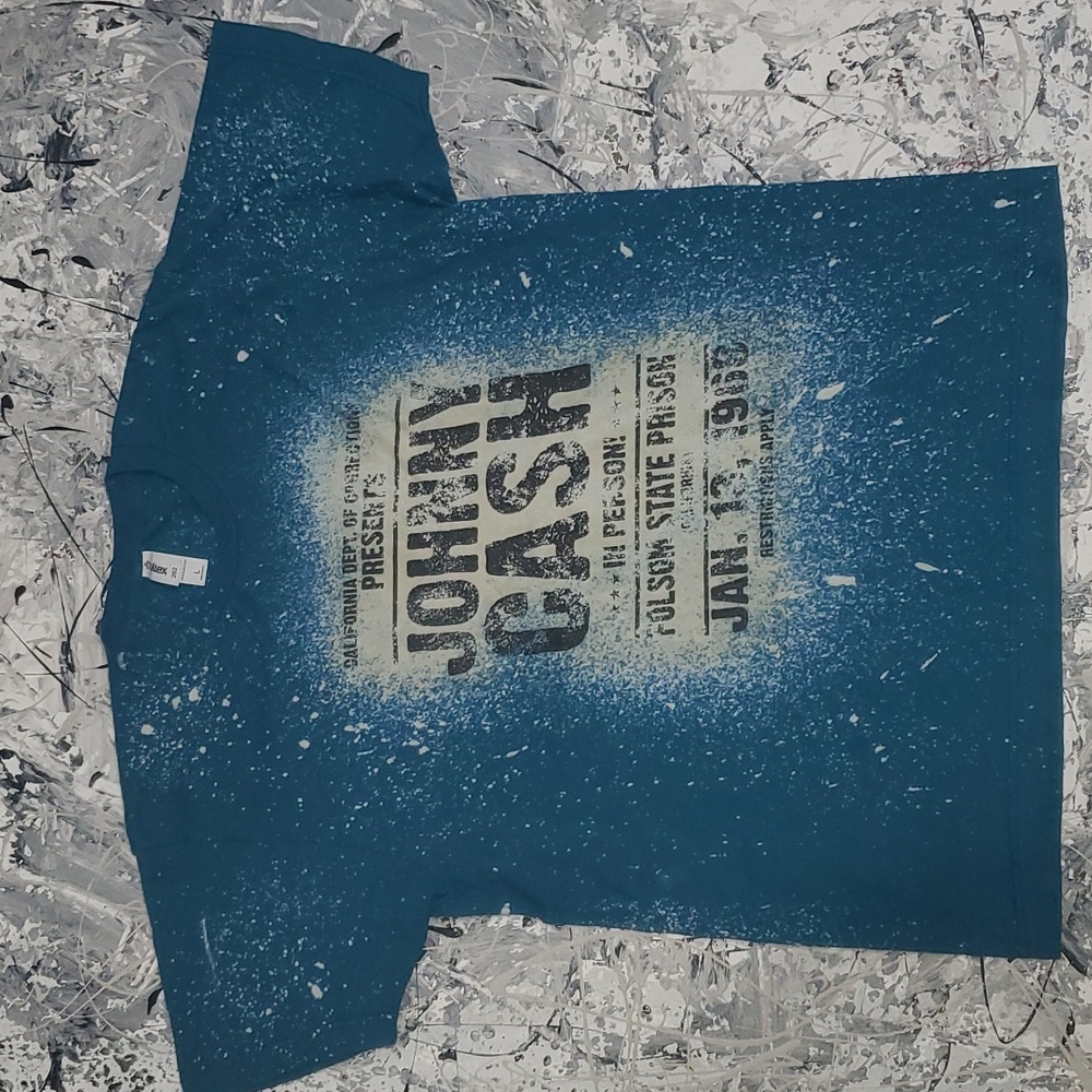 Johnny Cash mens distressed graphic tee